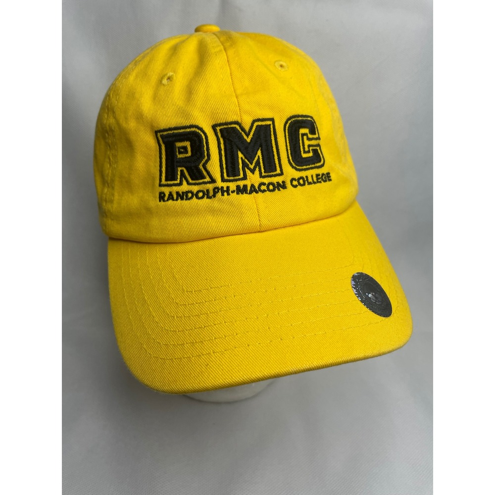 Randolph-Macon College RMC RRL 2006-2025 Adjustable Ball Cap Yellow Black Hat